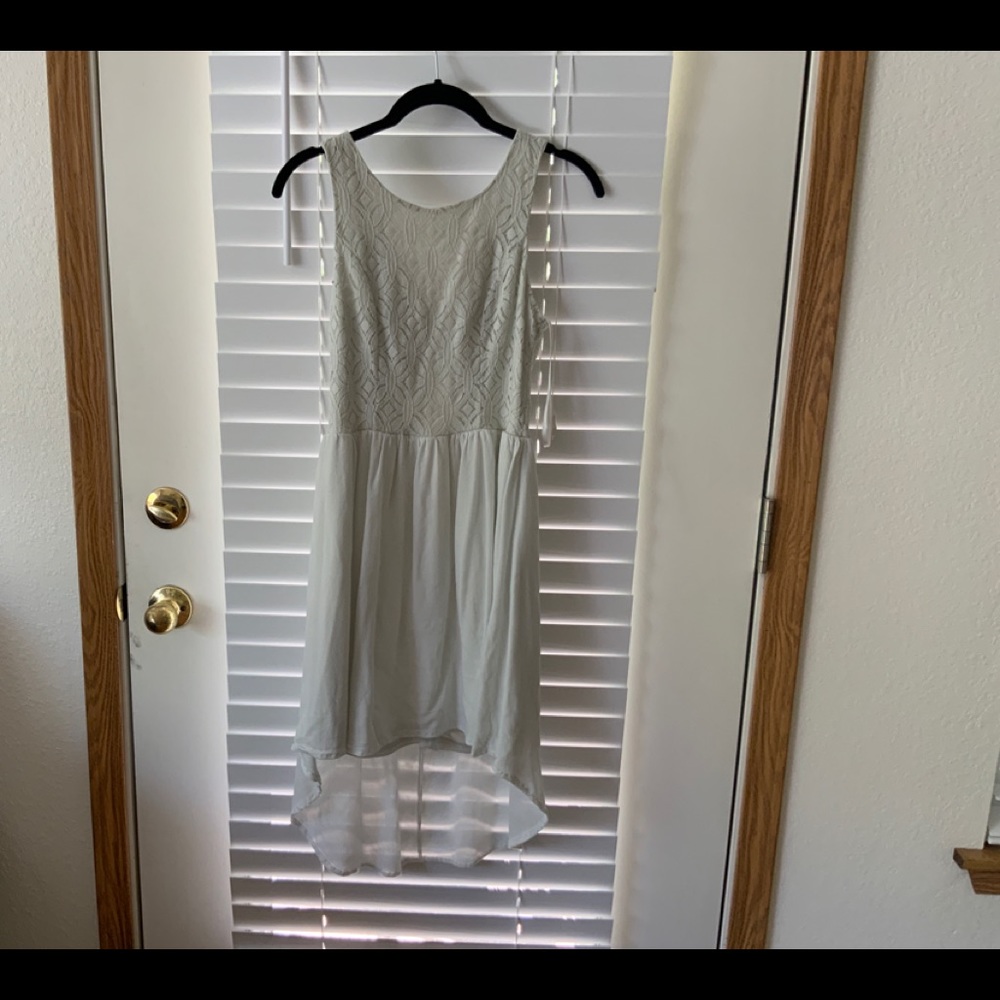 Francesca’s White High-Low Dress